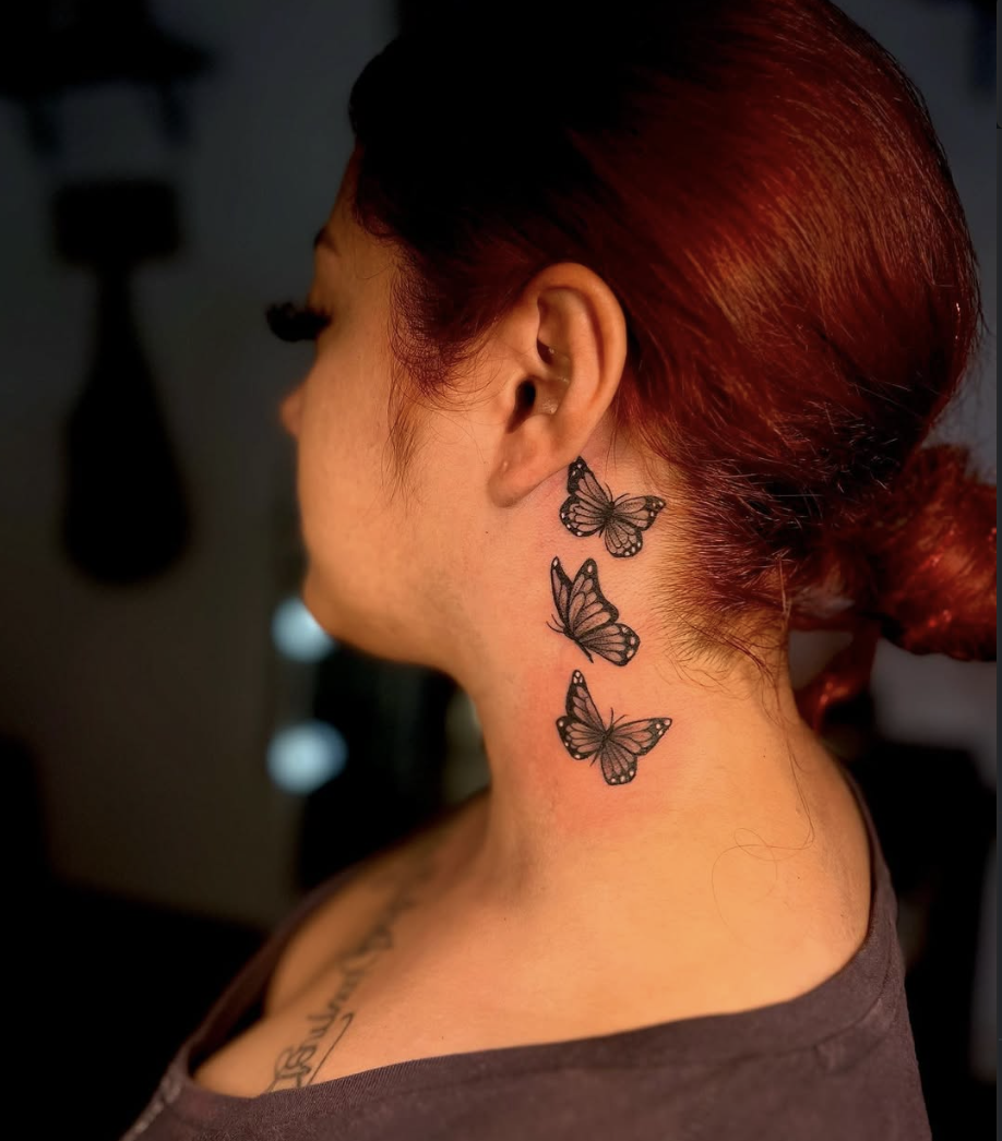 Butterflies neck